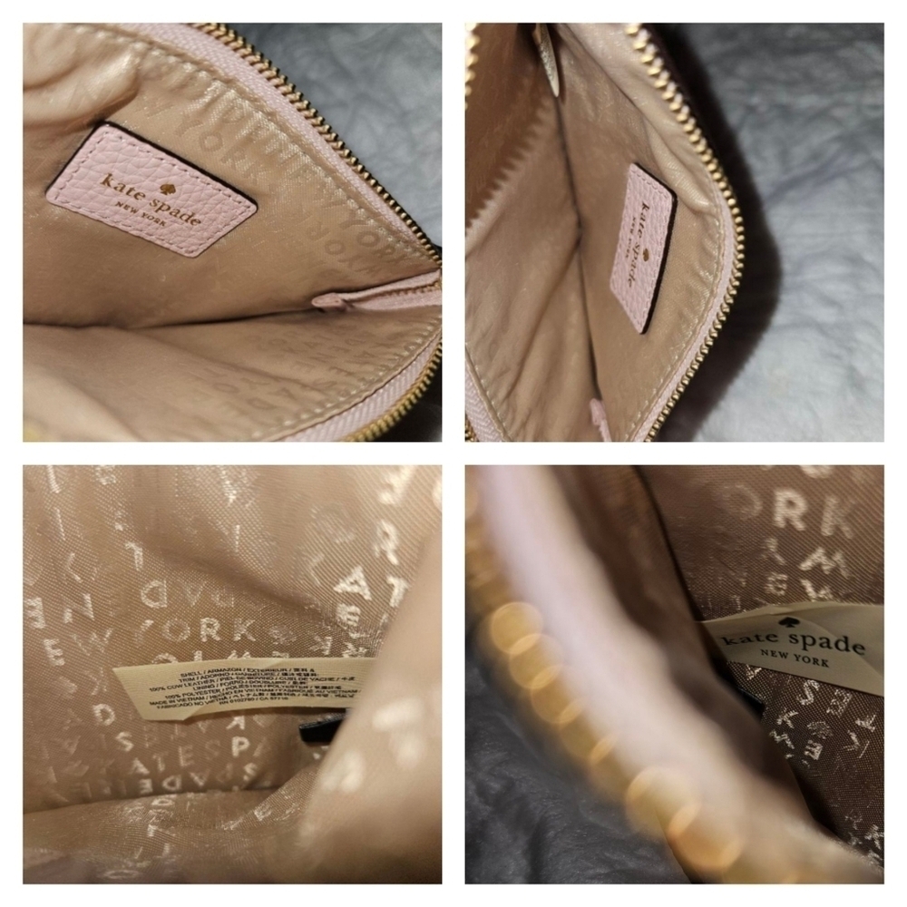 Kate Spade New York Leather Clutch Wristlet Pink - Picture 3 of 10